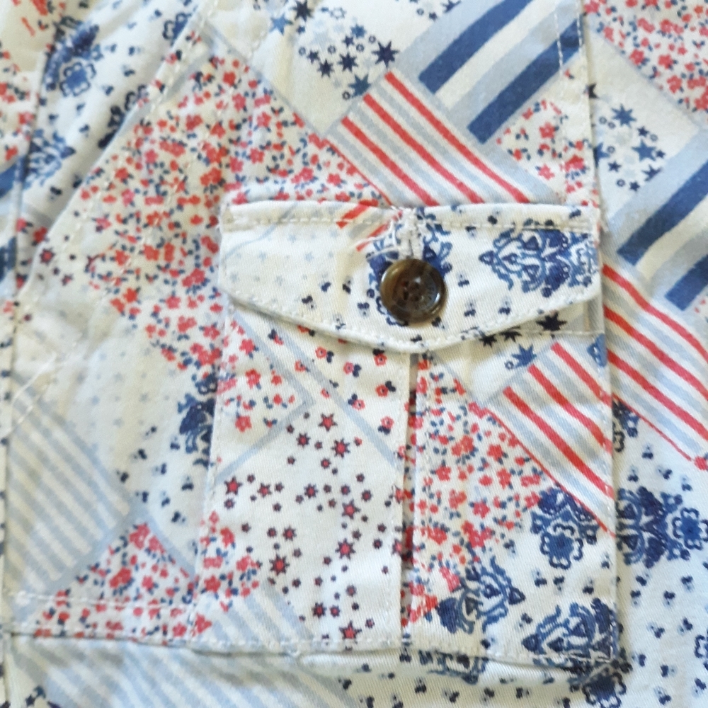 WALLFlower jean shorts patchwork Size 7 - Picture 2 of 6